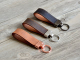 Handcrafted Custom Leather Keychain