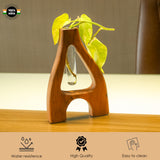 Wooden Indoor Test Tube Planter