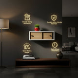 Floating Wall Shelf with Drawer – Modern Wall-Mounted Storage Cabinet for Living Room, Entryway & Bedroom Décor