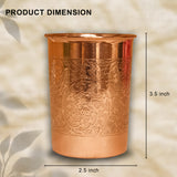 Premium Copper Glass Set