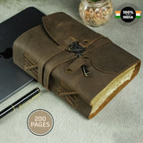 Elegant Leather Key Journal