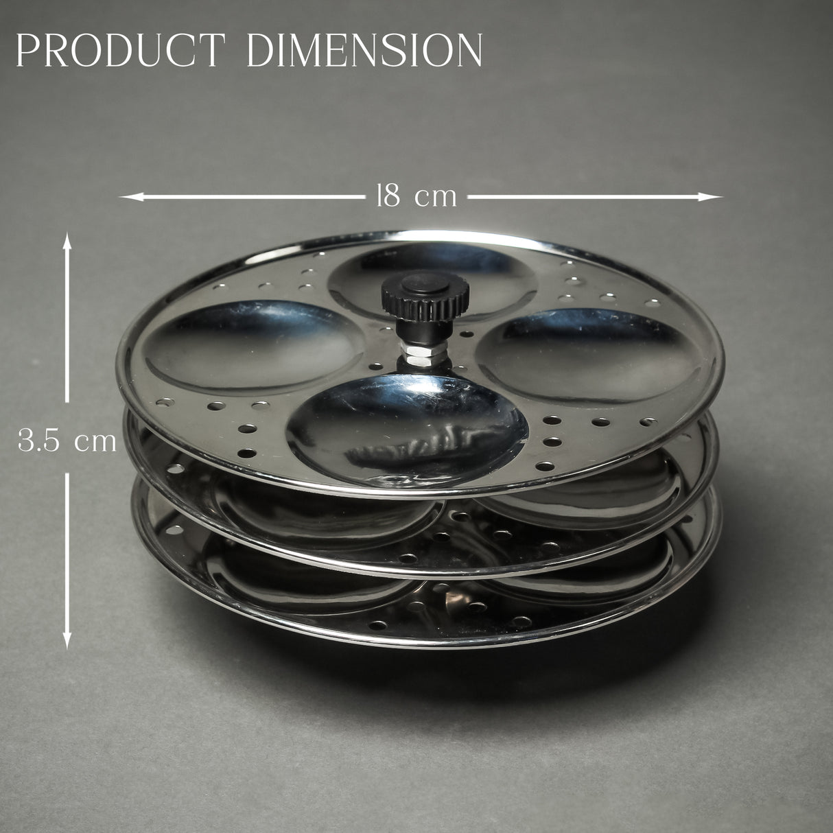 Stainless Steel Idli Stand 3 & 4 Layer – Premium Quality Idli Maker for Soft Idlis – Steamer Rack for Pressure Cooker and Pot