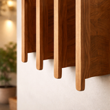 Wall Mounted Wooden Coat Rack with Hooks – Entryway Organizer for Hats, Bags & Jackets | Rustic Wood Wall Hanger