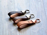 Handcrafted Custom Leather Keychain