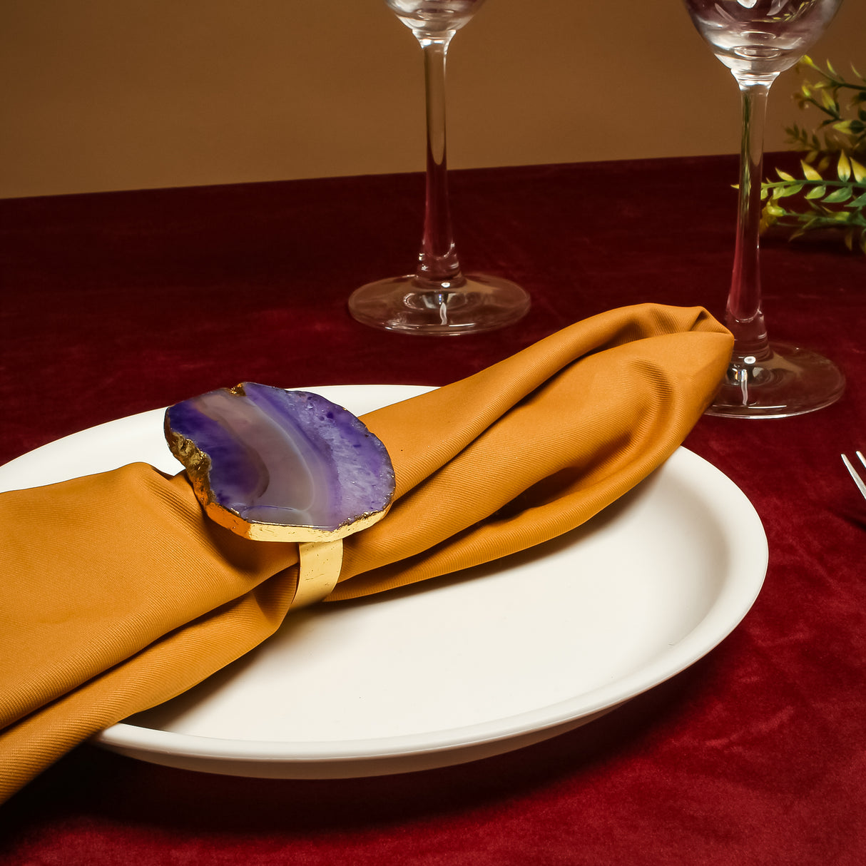 Elegant Napkin Ring Set