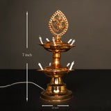 Golden Electric Diya Lamp