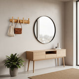 SALEBERATE Minimalist Solid Wood Wall Hooks – Modern Wooden Coat Rack for Entryway, Bedroom & Living Room | Stylish Wall Organizer for Bags, Keys & Accessories