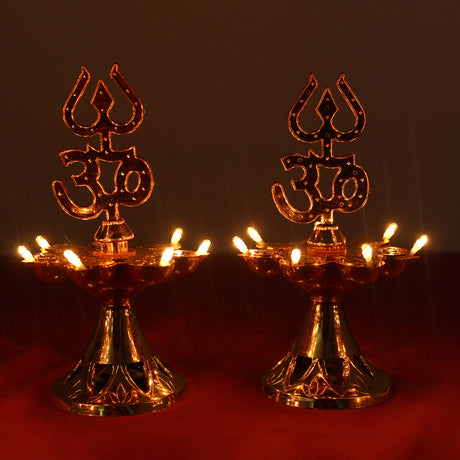 Electric Diya Pooja LED Light For Mandir Home Decor (Pack of 2)