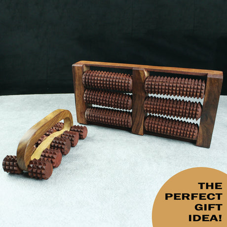 Wooden Hand Massager Set