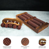 Wooden Hand Massager Set