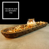 20-Inch Wooden Serving Platter – Rustic Charcuterie & Appetizer Tray