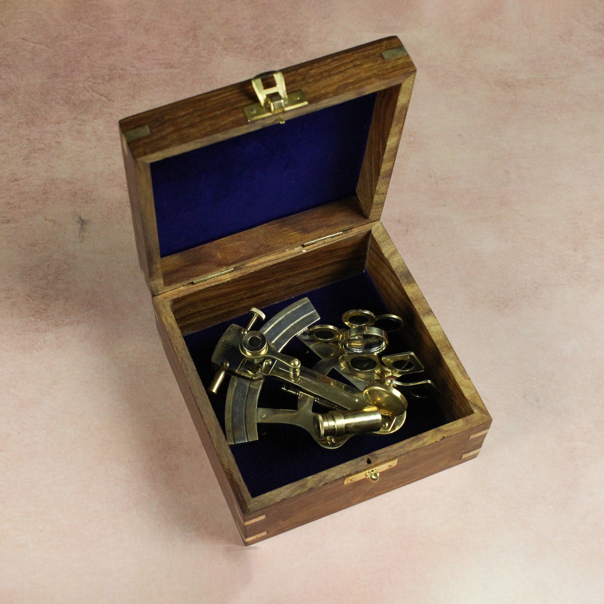 Antique Nautical Sextant Box