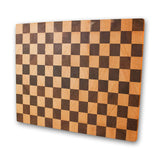 Elegant Checkered Cutting Board – Premium Wood, Food-Safe, and Durable