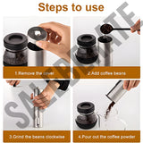 Portable Stainless Steel Coffee Grinder