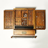 Handcrafted Teak Wood Jewellery Cabinet – Spacious 16×20×3.2 Inch Organizer with Drawer & Multi-Storage Sections