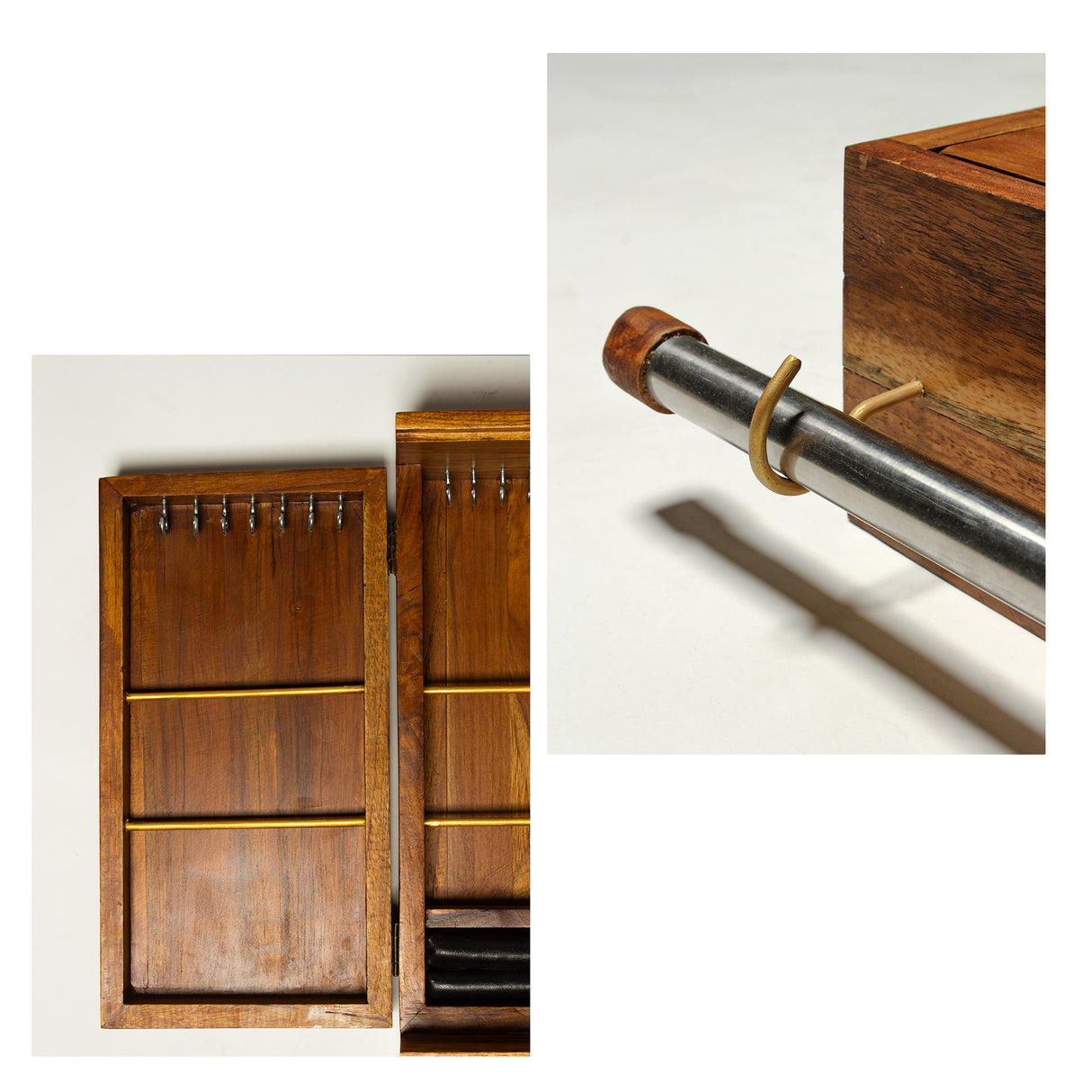 Handcrafted Teak Wood Jewellery Cabinet – Spacious 16×20×3.2 Inch Organizer with Drawer & Multi-Storage Sections