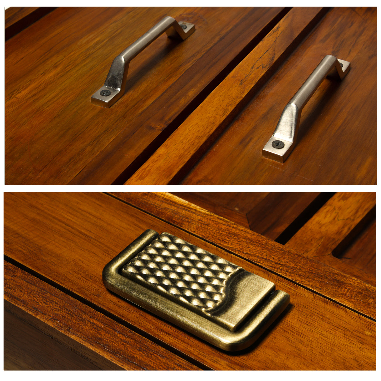 Handcrafted Teak Wood Jewellery Cabinet – Spacious 16×20×3.2 Inch Organizer with Drawer & Multi-Storage Sections