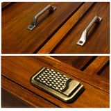 Handcrafted Teak Wood Jewellery Cabinet – Spacious 16×20×3.2 Inch Organizer with Drawer & Multi-Storage Sections