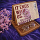 Handcrafted Wooden Book Valet & Nightstand Organizer – Premium Reading Stand with Glasses, Phone & Pen Holder