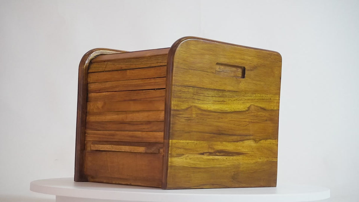 Handmade Solid Wood Organizer Box | Elegant Storage Solution for Desk, Kitchen & Living Room Décor