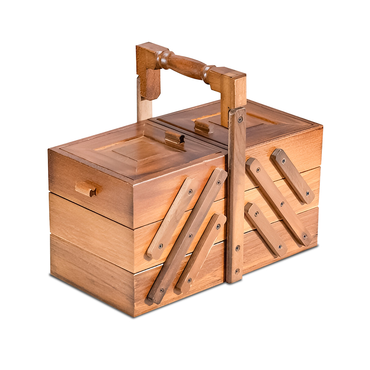 Premium Wooden Toolbox Organizer - Durable, Stylish & Multi-Compartment Storage Solution